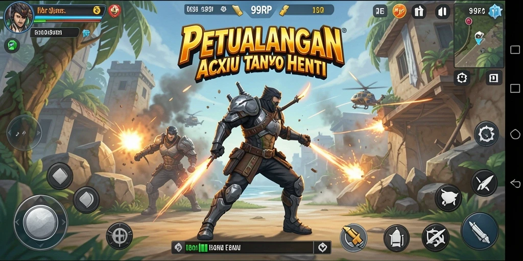 Gameplay seru dan mendebarkan dalam 99RP.