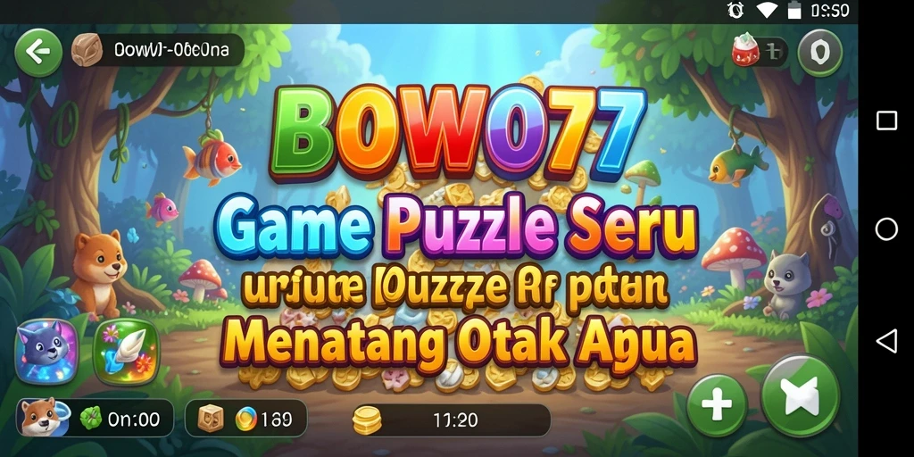 Tampilan gameplay BOWO77 dengan berbagai teka-teki yang menantang.