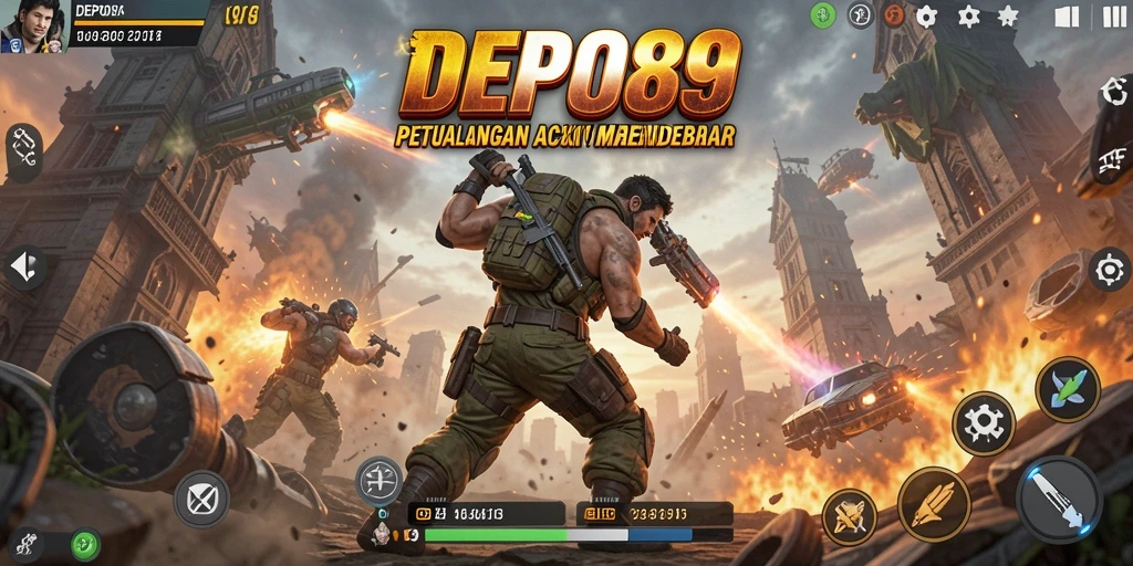 Tampilan gameplay aksi seru di DEPO89.