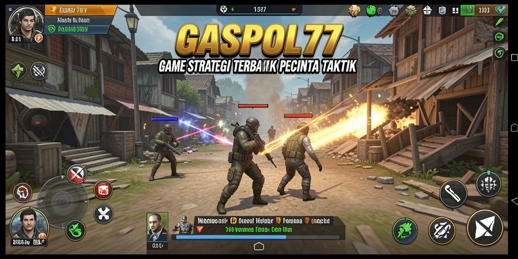Tampilan gameplay menegangkan dengan berbagai strategi yang diterapkan.