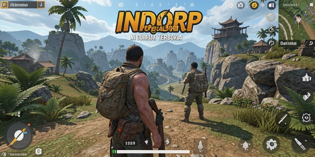 Gameplay seru dan petualangan di dunia terbuka INDORP.