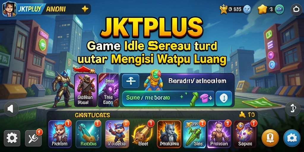 Tampilan gameplay seru dan menarik dari JKTPLUS yang membuat Anda betah bermain.