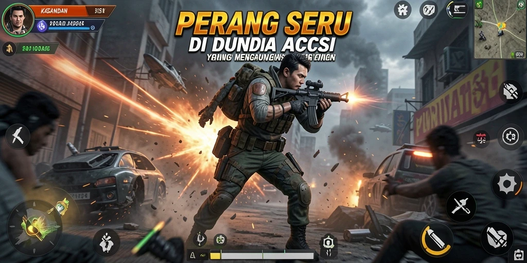 Gameplay menegangkan saat bertempur di KAGANDAN.