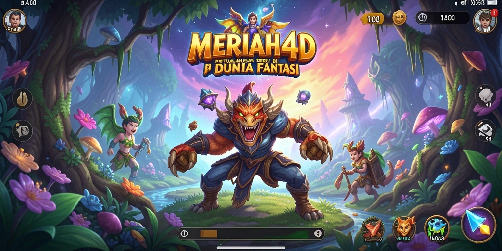 Tampilan menarik dari gameplay petualangan MERIAH4D.