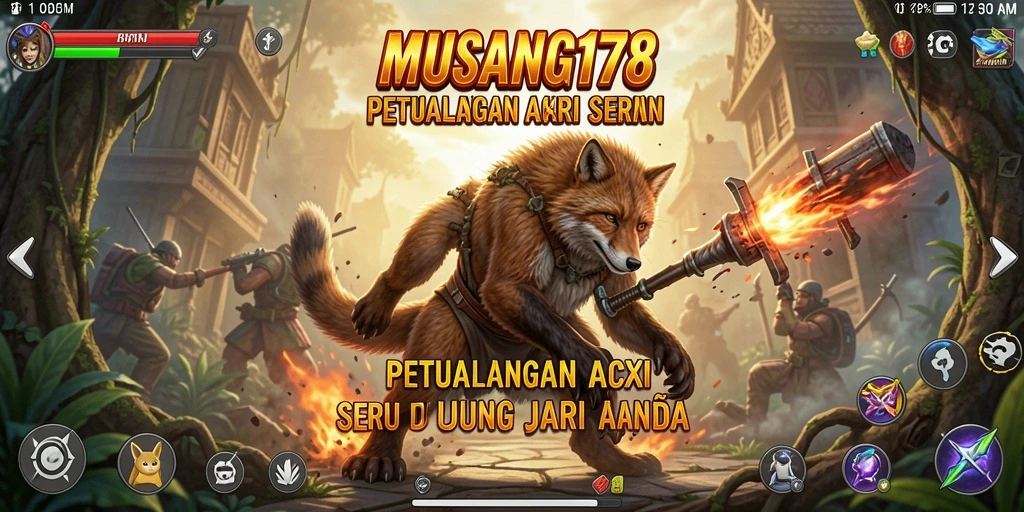 Tampilan seru gameplay MUSANG178 dalam aksi penuh ketegangan.